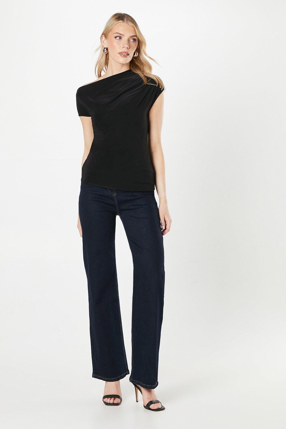 Principles Soft Touch Off Shoulder Top Black image 2