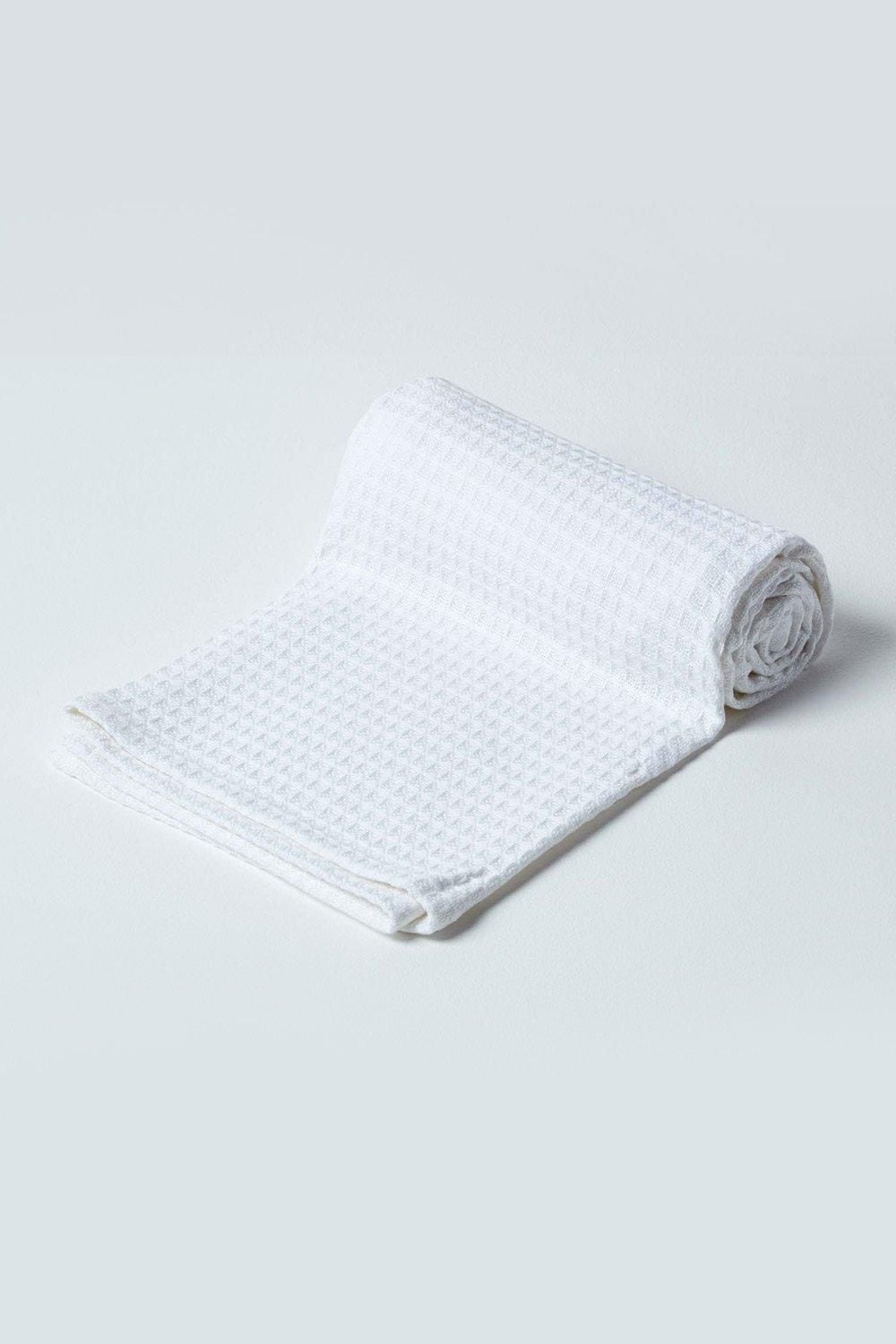 Homescapes Cotton Waffle Baby Blanket - Soft, Breathable & Skin-Friendly image 2