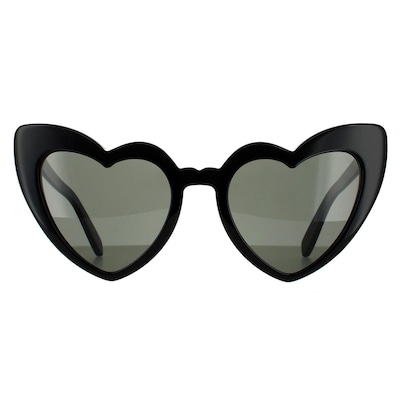 Saint Laurent Cat Eye Black Grey Sunglasses