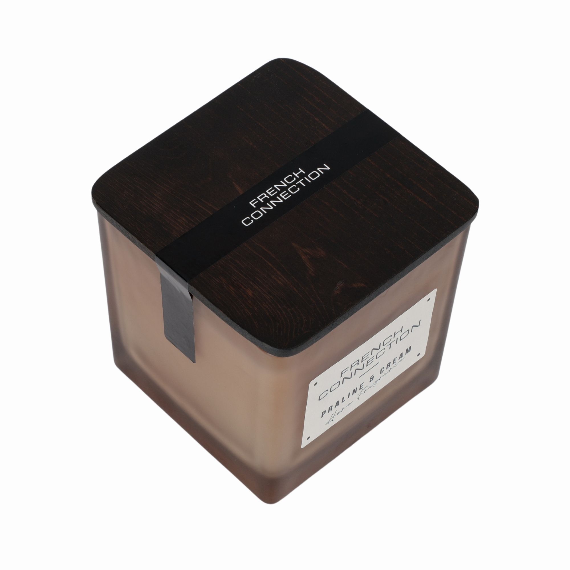 French Connection Square Praline & Cream Candle Long-Lasting Luxury Gift image 4