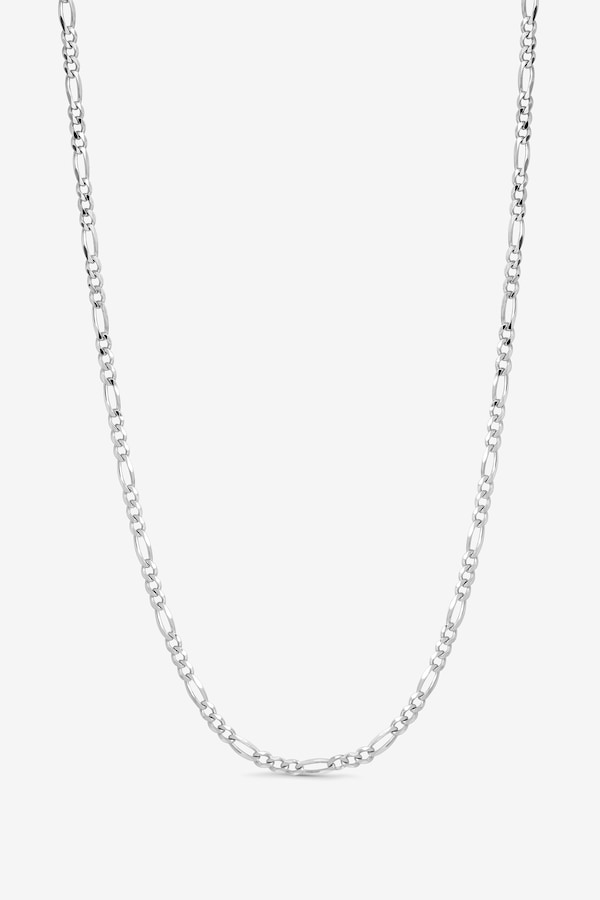 Simply Silver Sterling Silver 925 Figaro Chain Necklace