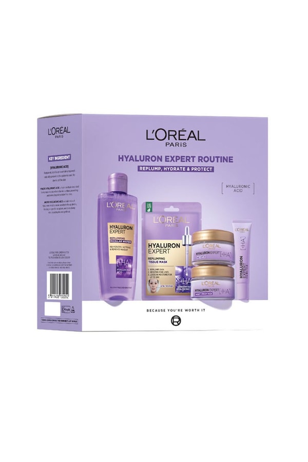 L'Oréal Paris Hyaluron Expert Routine Gift Set with Hyaluronic Acid Multi