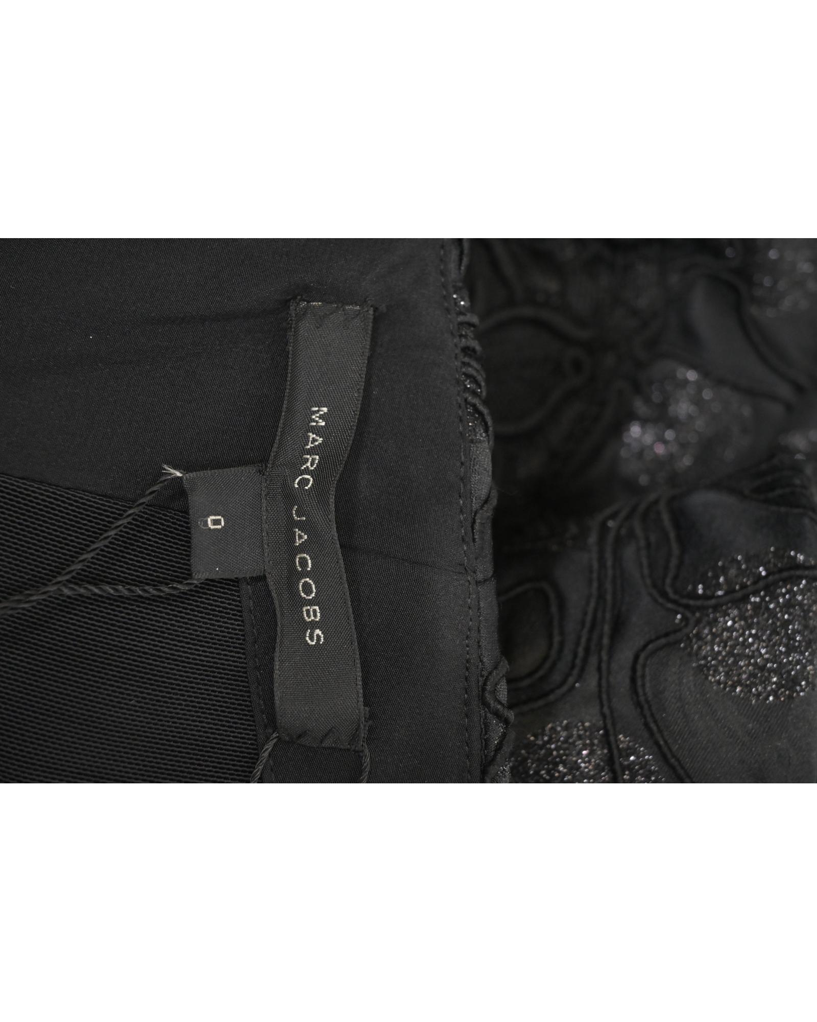 Marc Jacobs Preloved Embossed Floral Evening Gown Wo - Black Dresses image 9