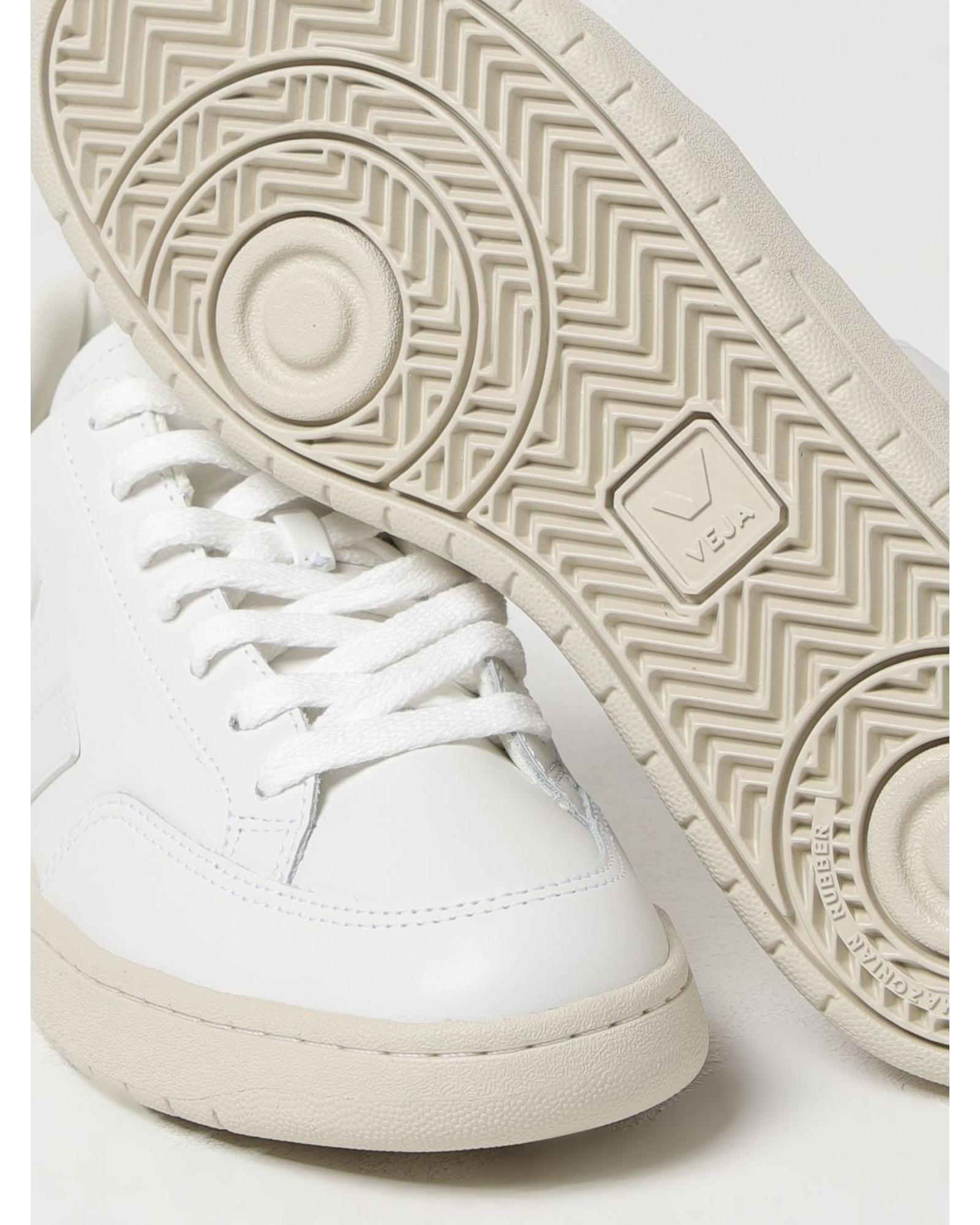 Veja V10 White Leather Sneakers Wo image 4