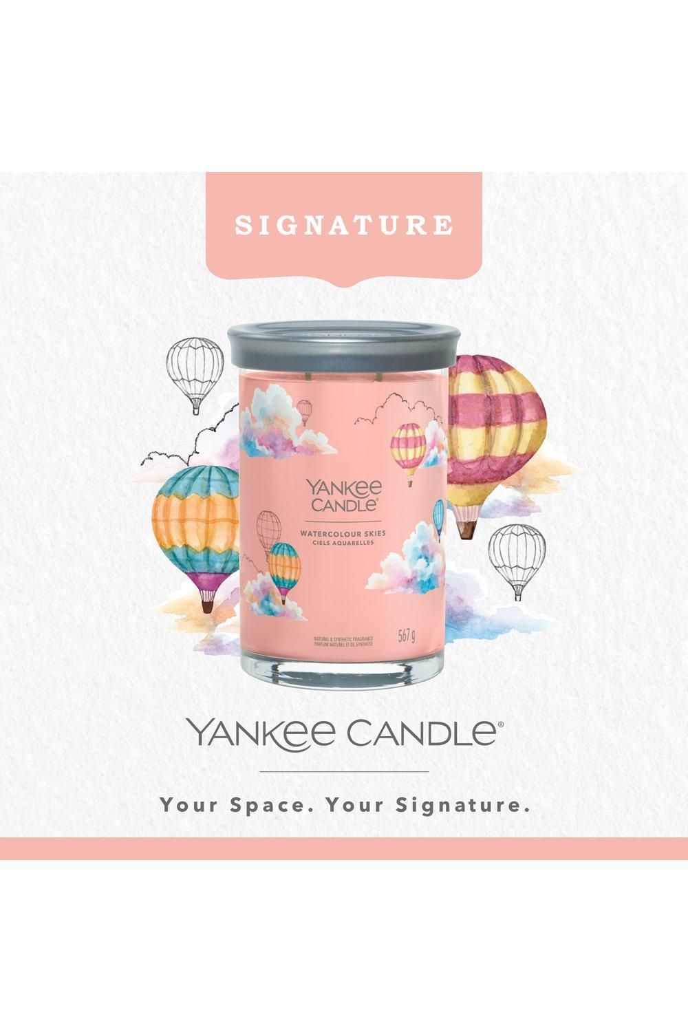 Yankee Candle Signature Large Tumbler Watercolour Skies Pink image 3