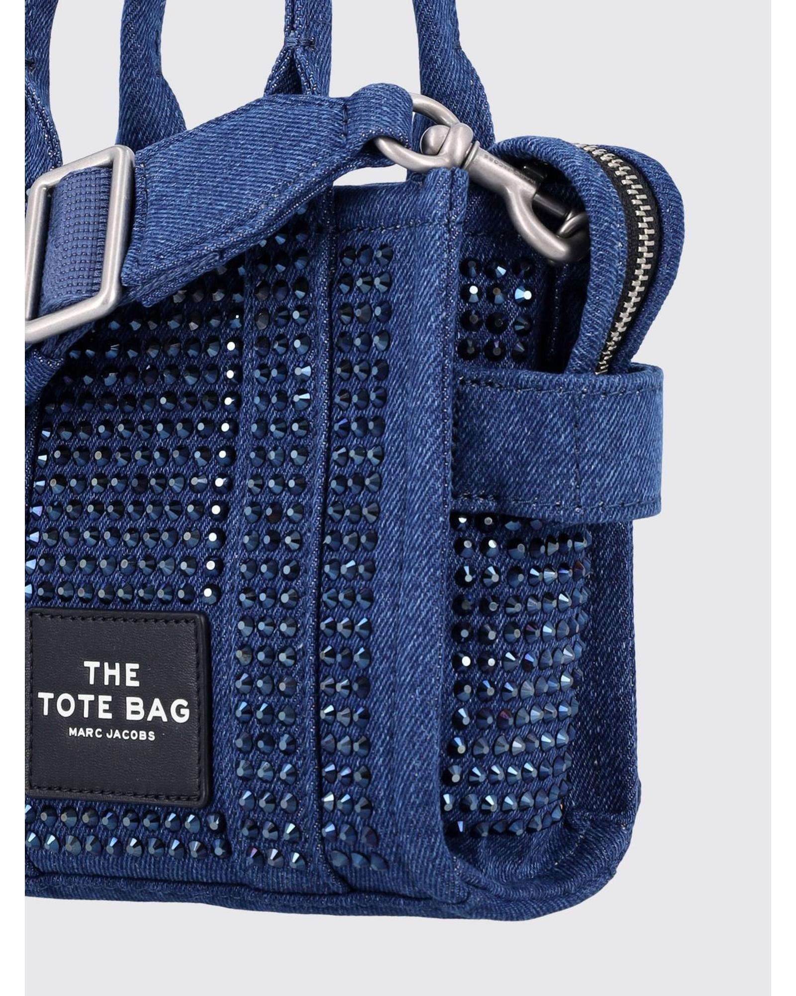 Marc Jacobs Mini Crystal Tote Bag Wo - Blue Handbags image 3