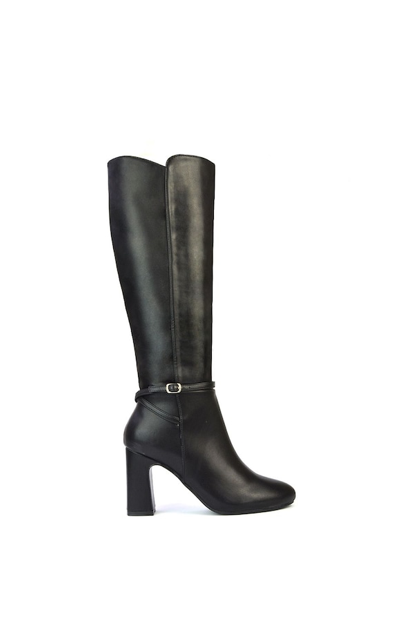 XY London 'Kadie' High Block Heel Knee High Boots