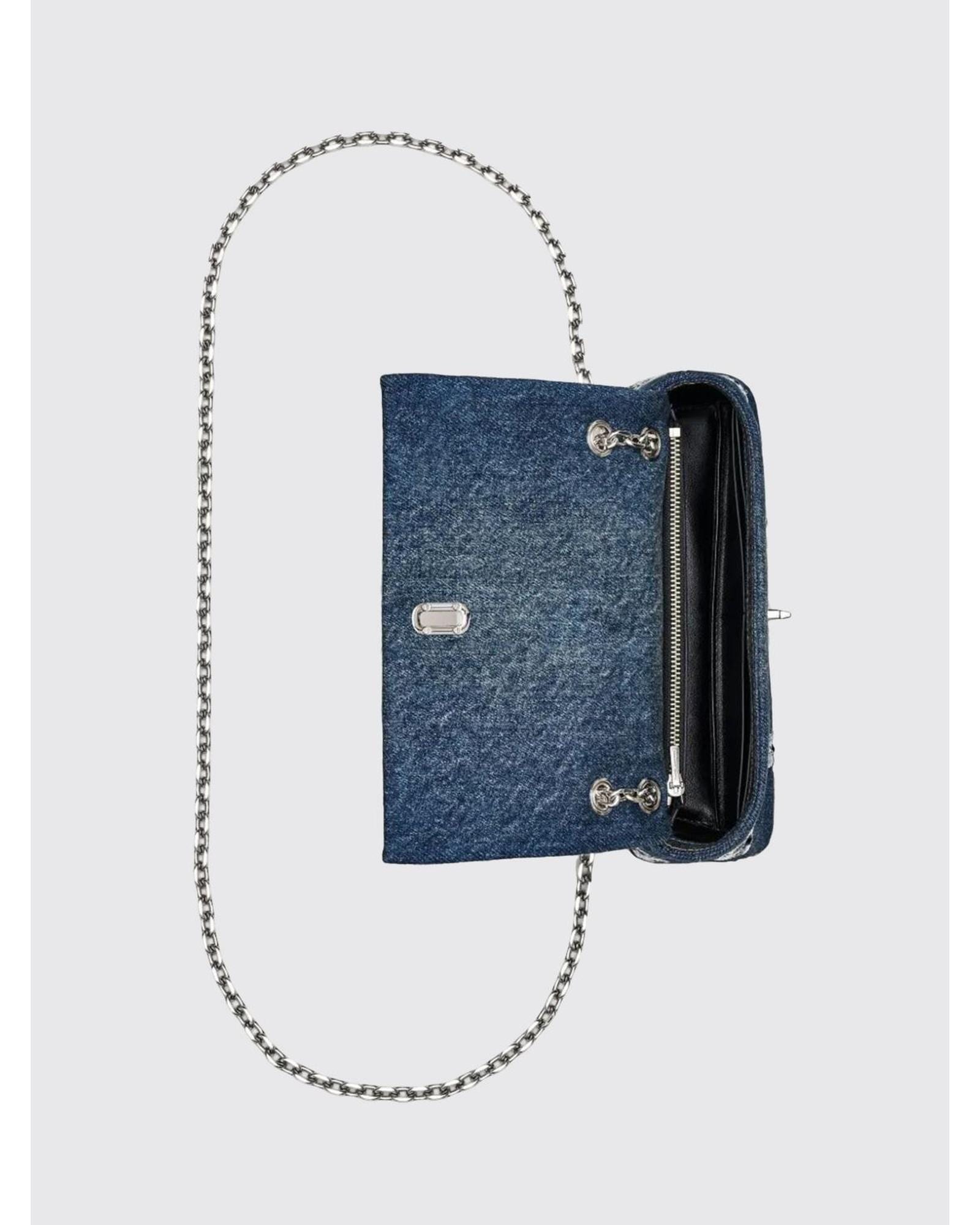 Marc Jacobs Softshot 21 Sequin Denim Crossbody Wo - Multicolor Clutch Bags image 5