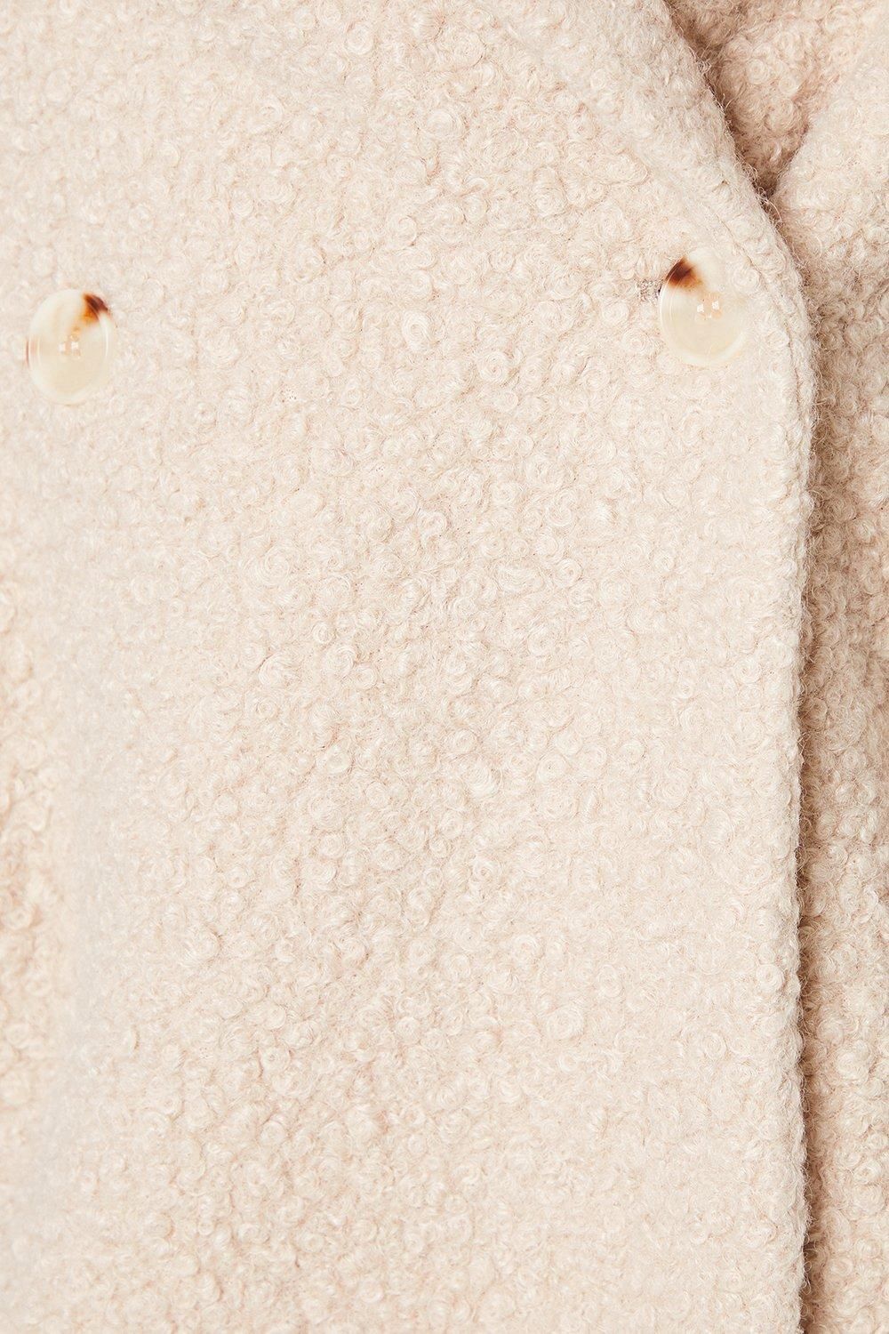 Dorothy Perkins Curve Teddy Boyfriend Coat Oatmeal image 5