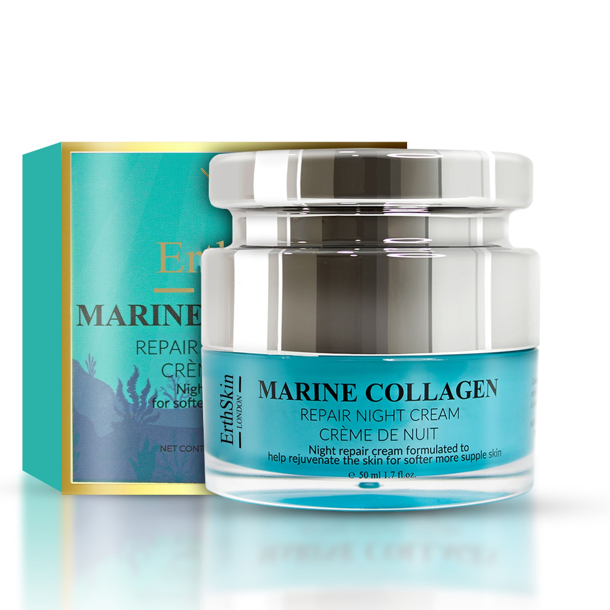 Erth Skin London Erth Skin London - Marine Collagen Anti-Aging Night Cream 50ml image 1