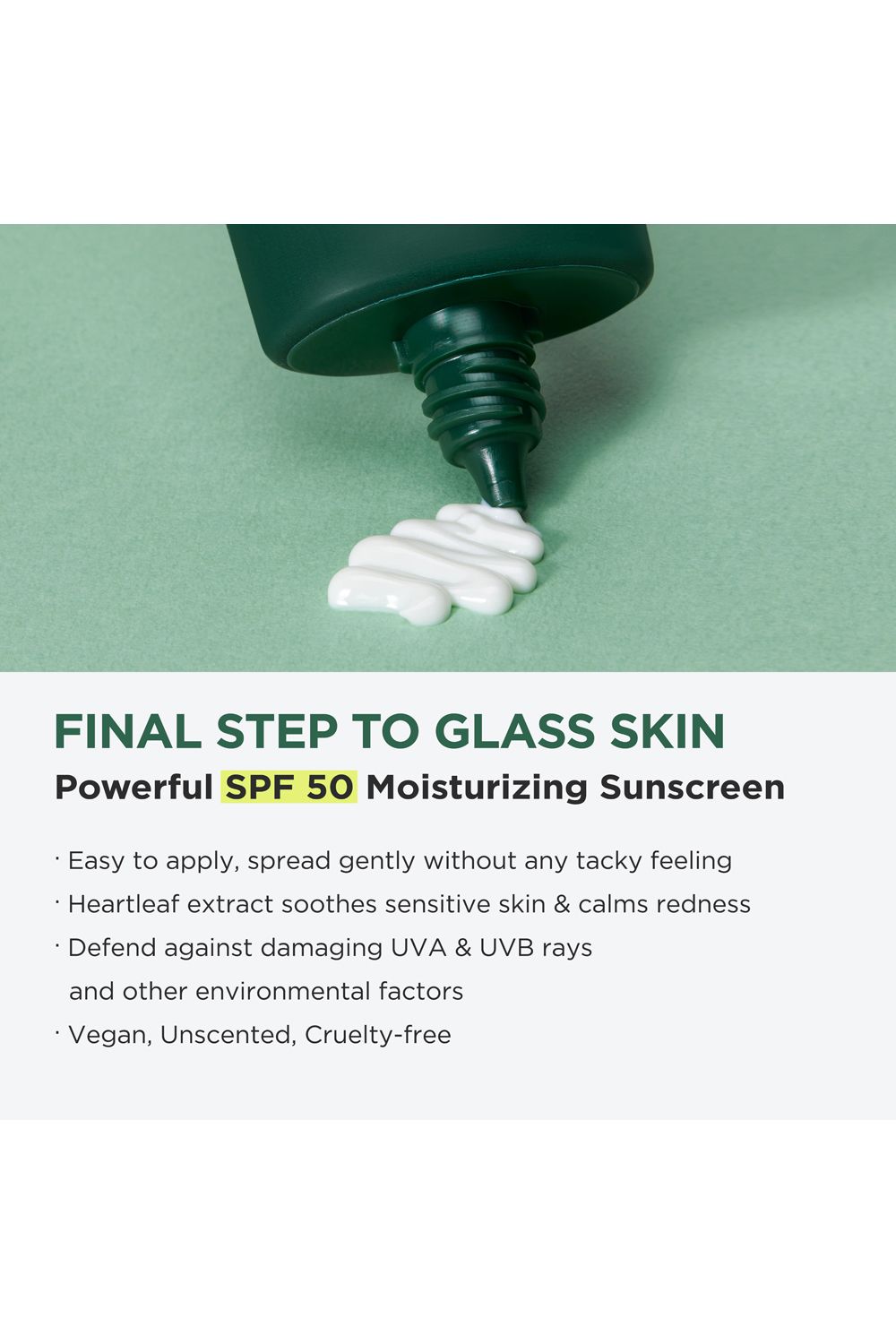 Anua Heartleaf Silky Moisture Sun Cream Spf 50 Pa++++ 50ml Multi image 7