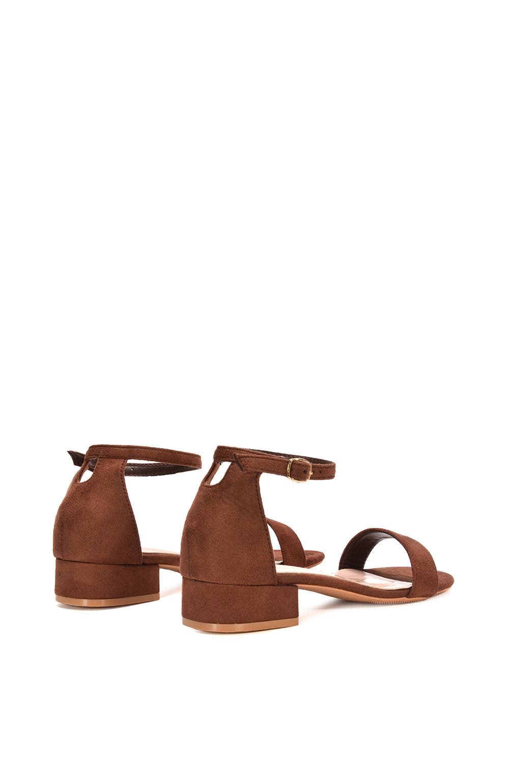 XY London 'Tate' Ankle Strap Low Block Heel Summer Sandals image 5