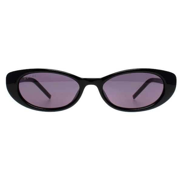 Gucci Cat Eye Black with Silver Crystal Stud Detail Grey GG1680S