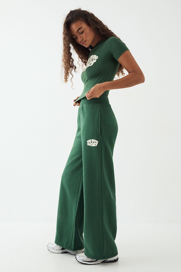 DSGN Studio DSGN Studio Sport Bubble Straight Leg Jogger Forest