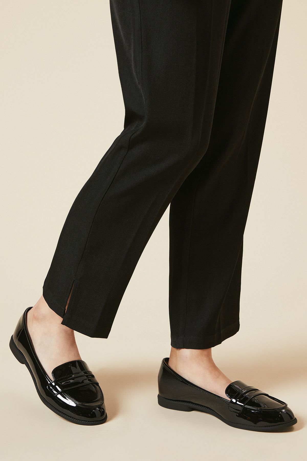 Dorothy Perkins Lara Penny Loafers True Black image 1