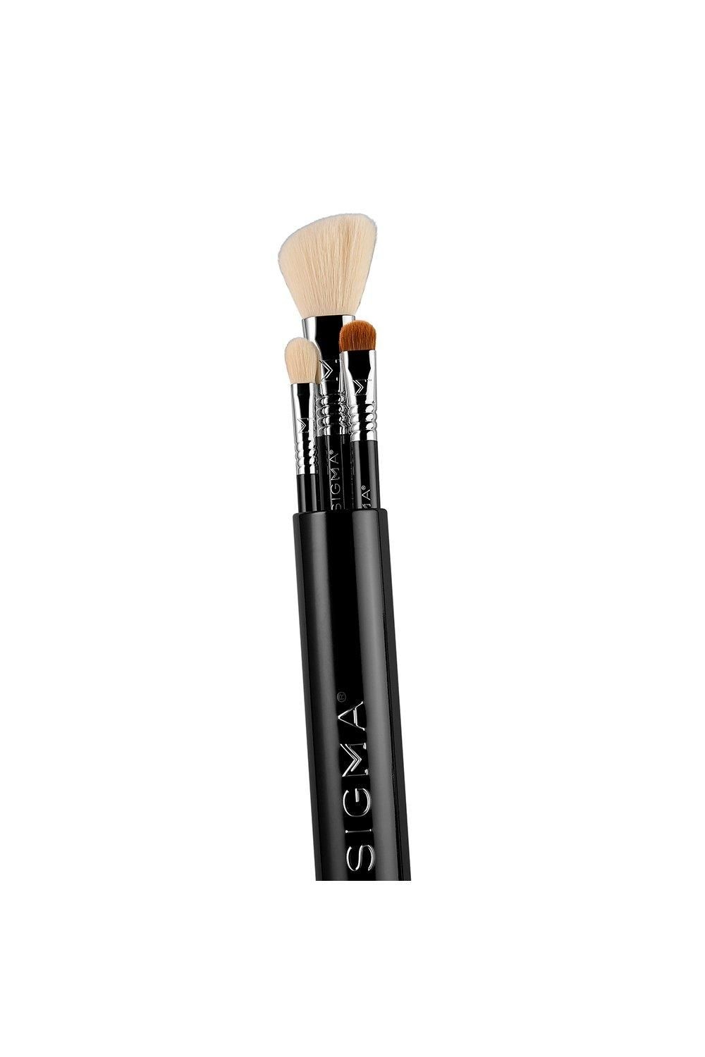 Sigma Essential Trio Brush Set - Black Black image 2