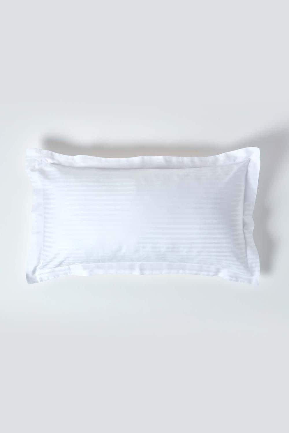 Homescapes Egyptian Cotton Ultrasoft King Size Oxford Pillowcase 330 TC image 1
