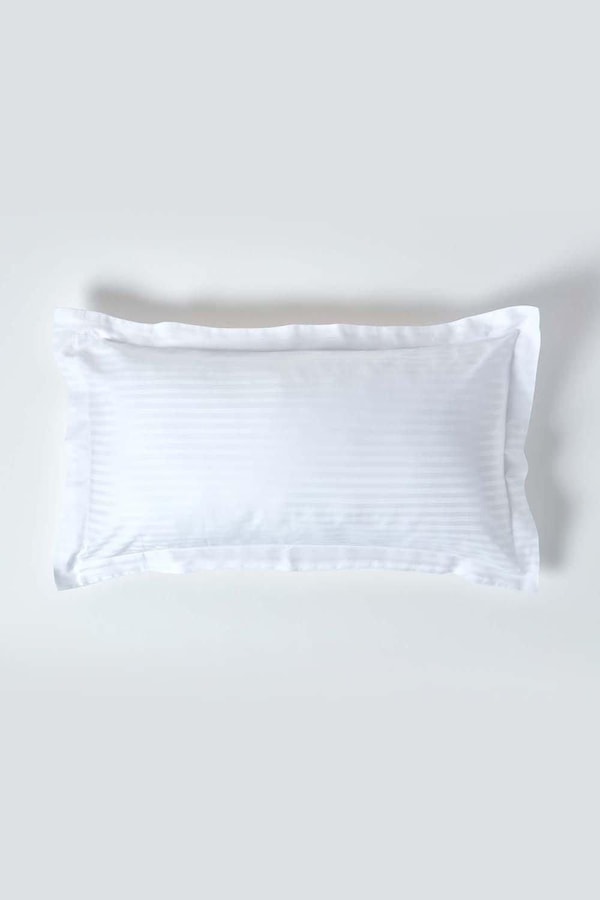 Homescapes Egyptian Cotton Ultrasoft King Size Oxford Pillowcase 330 TC