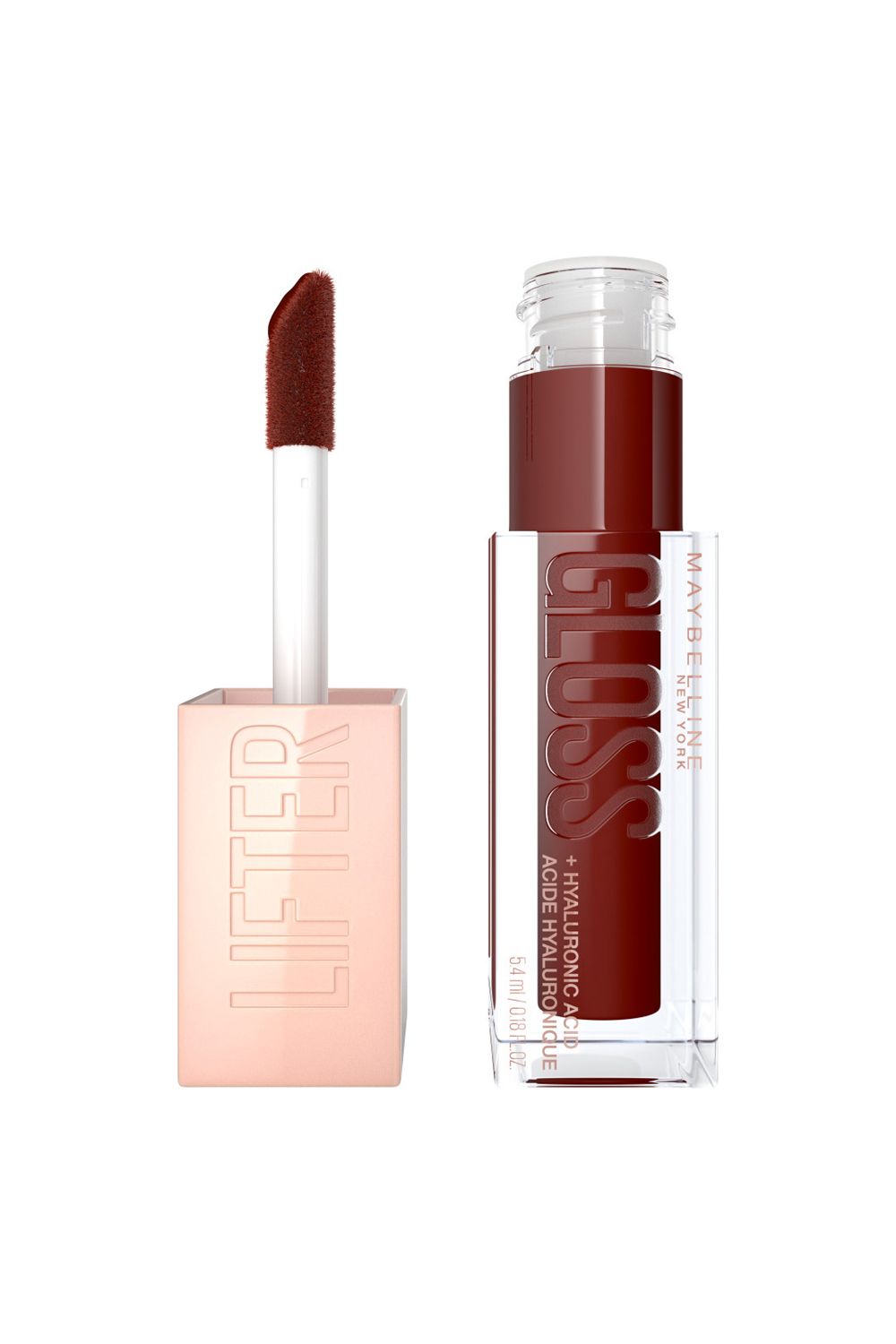Maybelline Lifter Gloss Plumping Hydrating Lip Gloss With Hyaluronic Acid 5.4ml Maple image 2
