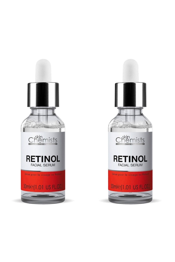 skinChemists professional Anti-Ageing Retinol Facial Serum 30ml x 2 Duo Set
