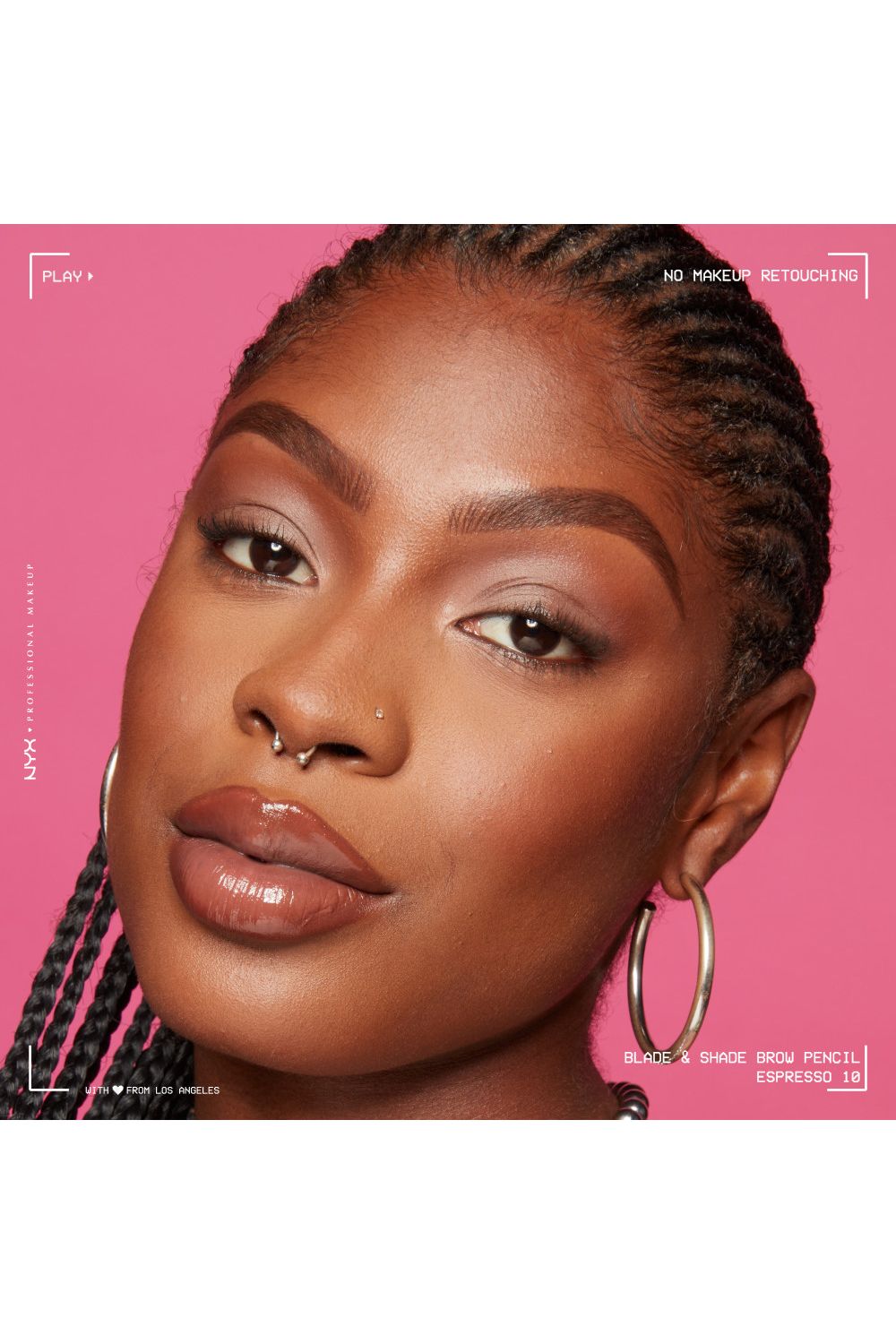 NYX Professional Makeup Blade & Shade, Nano Brow Mechanical Pencil 0.06g Espresso image 10