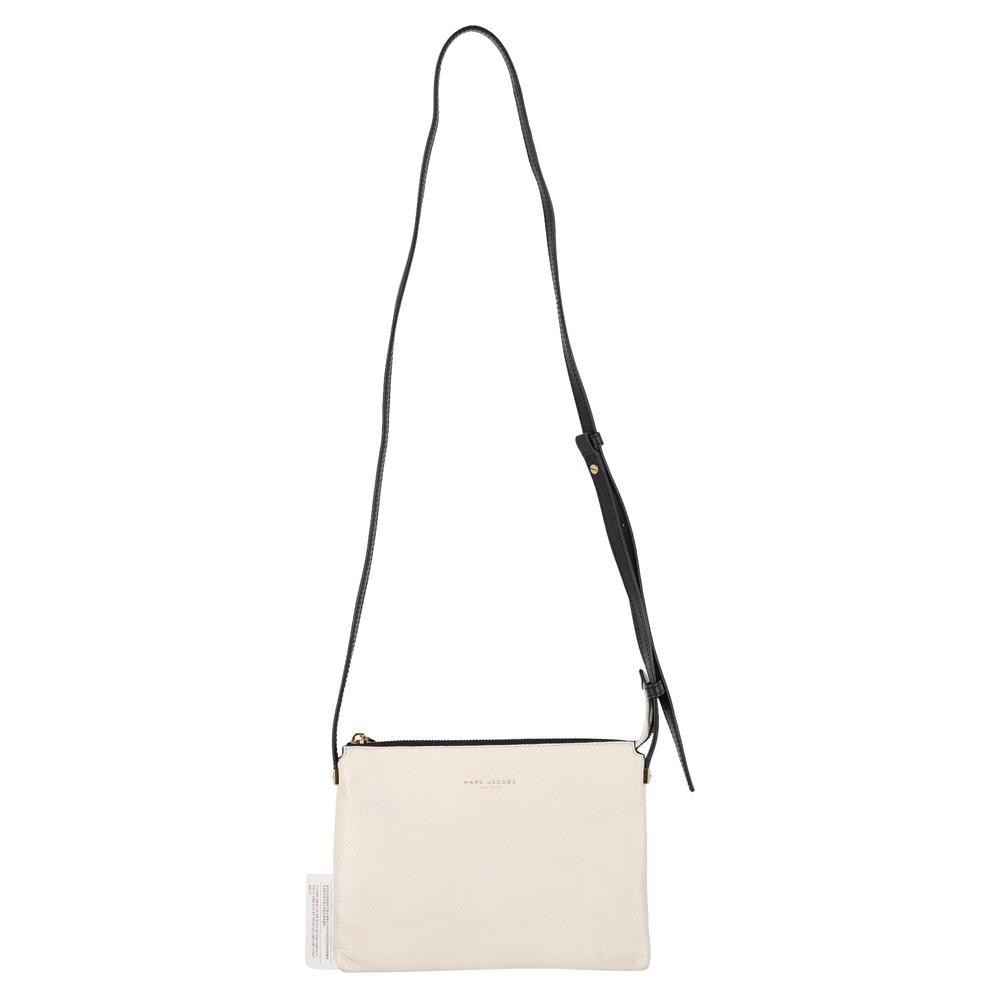 Marc Jacobs Preloved Crossbody Bag Zip Closure Wo - White | Ecru Crossbody Bags image 1