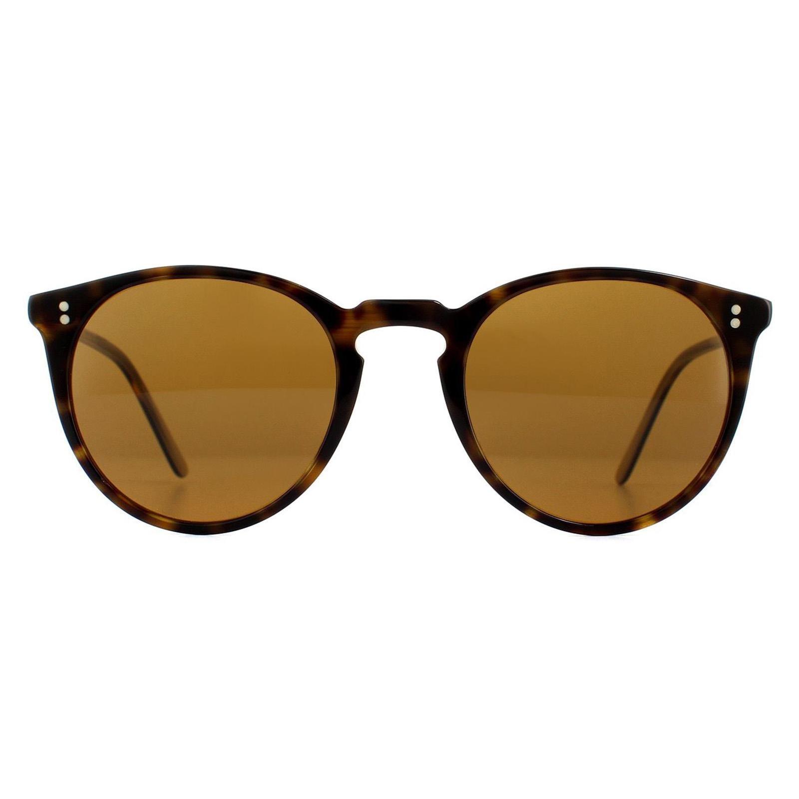 Oliver Peoples Round Horn Brown Sunglasses image 1