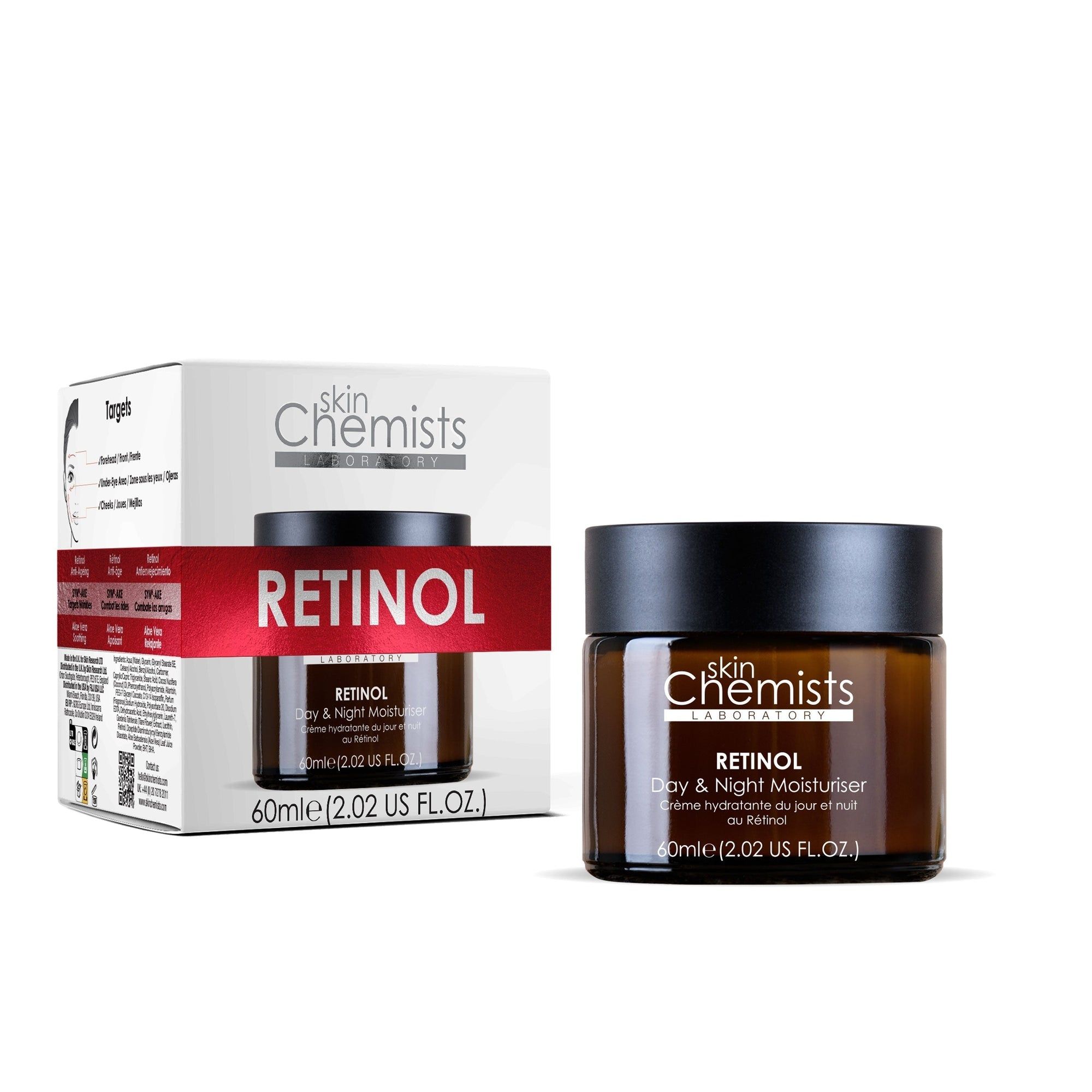 skinChemists professional Anti-Ageing Retinol Night Moisturiser with SYN®-AKE 60ml image 2