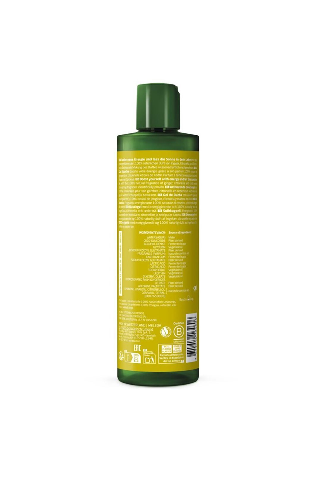 Weleda Energy Shower Gel Ginger 400ml Misc image 2