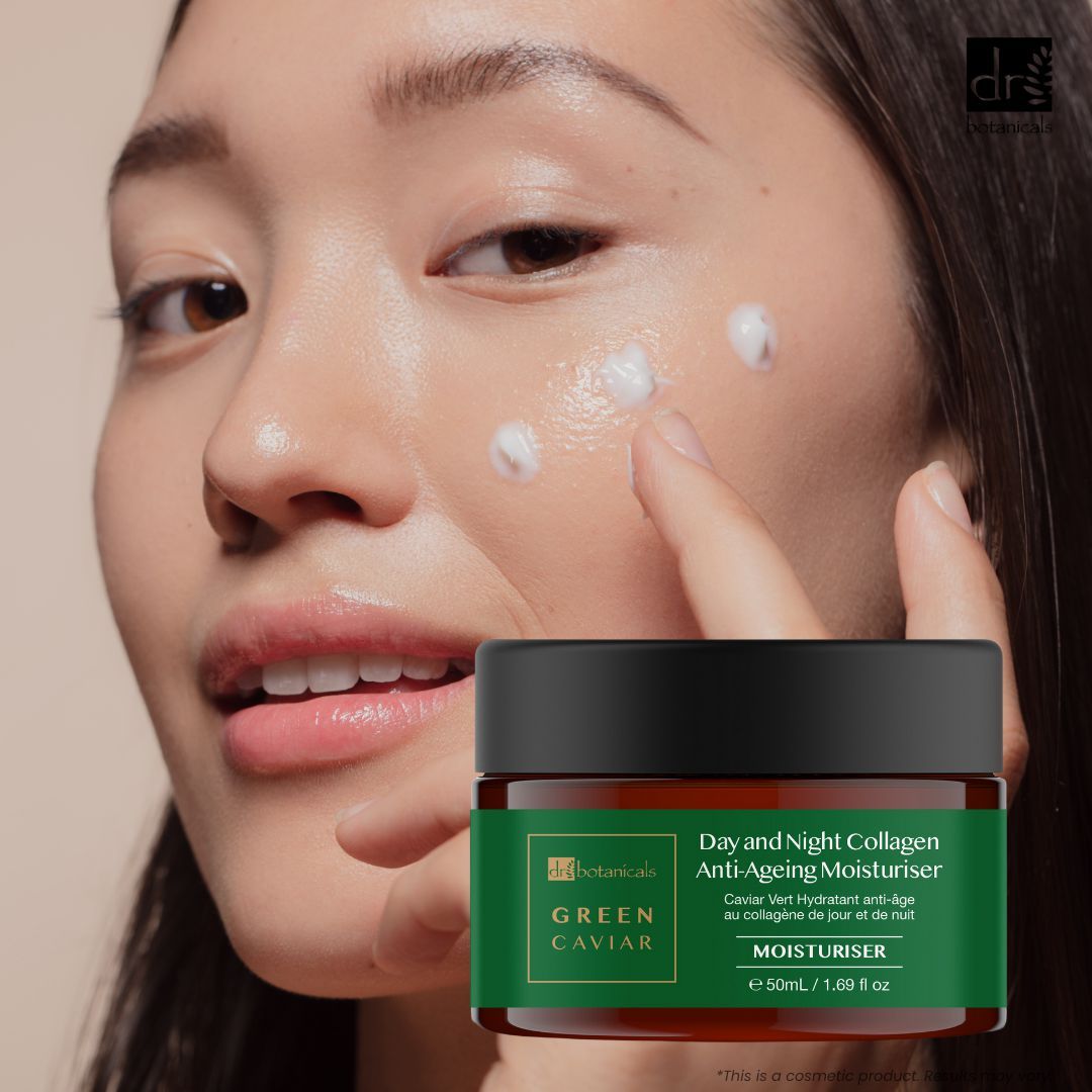 Dr. Botanicals Green Caviar Day & Night Anti-Ageing Moisturiser 50ml x 2 Duo Pack image 5