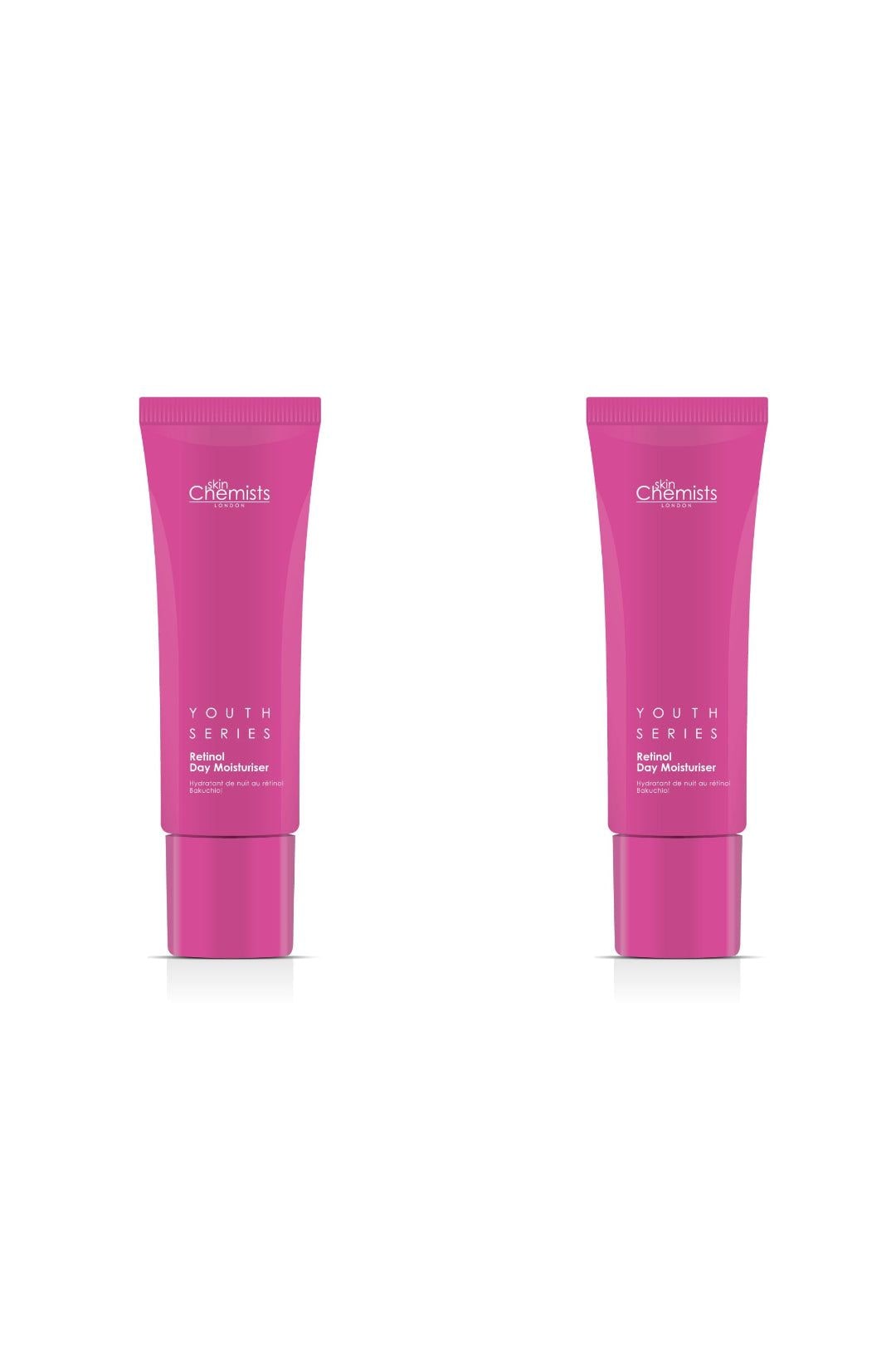 skinChemists Youth Series Retinol & Bakuchiol Day Moisturiser 50ml x 2 Duo Set image 1