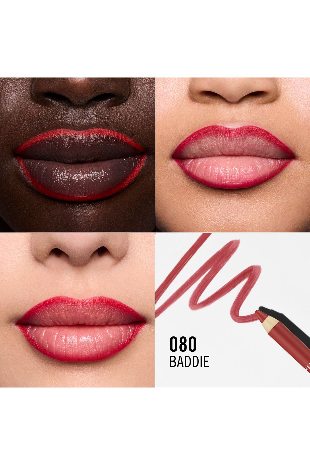 Rimmel London OH MY PLUMP! Plumping Lip Liner 1.2g 080 Baddie image 2