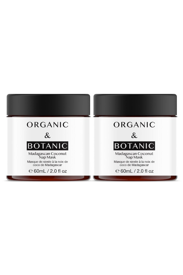 Organic & Botanic Madagascan Coconut Nap Mask 60ml x 2 Duo Pack