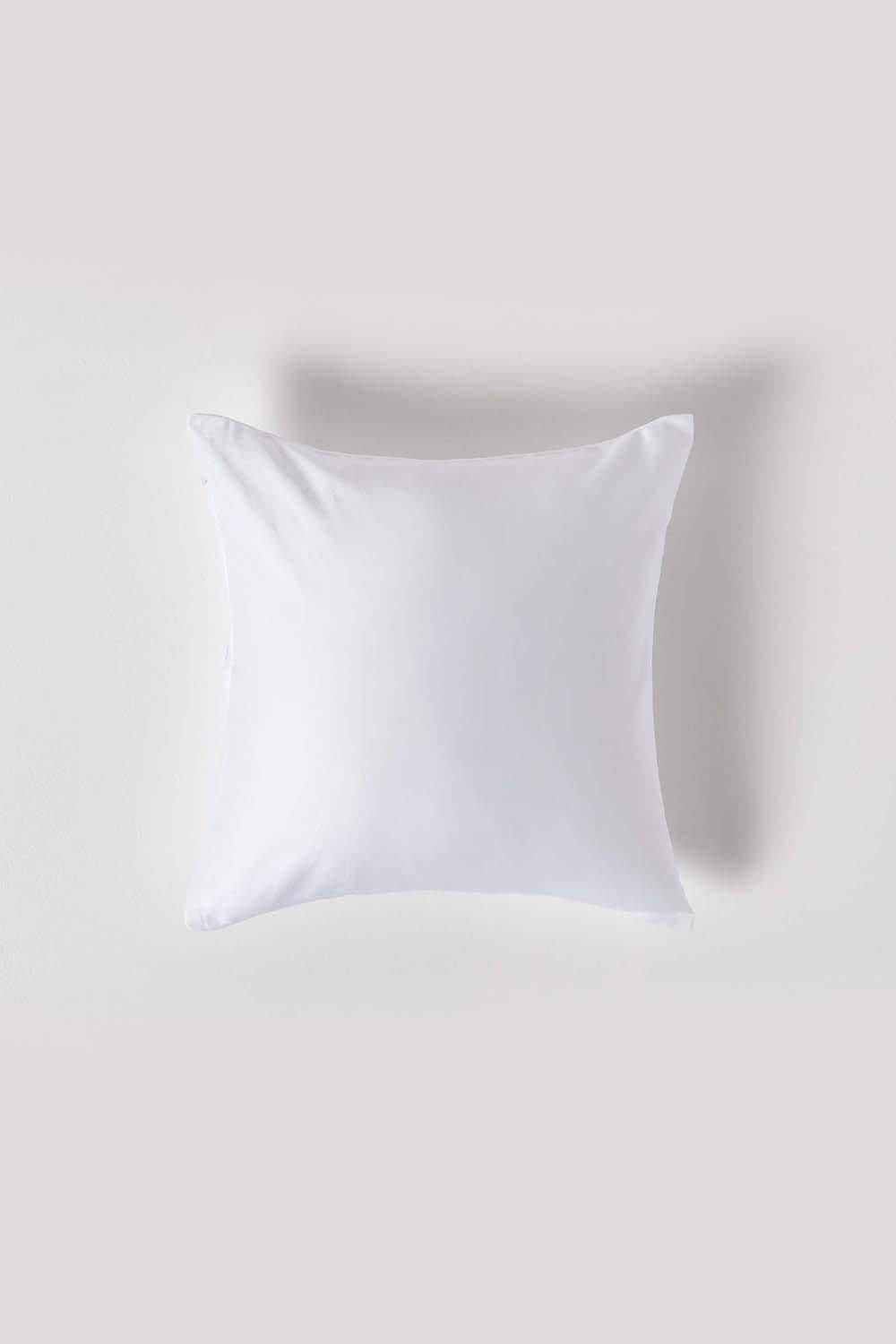 Homescapes Sateen Cotton Continental Pillowcase 400 TC, 40 x 40 cm image 1