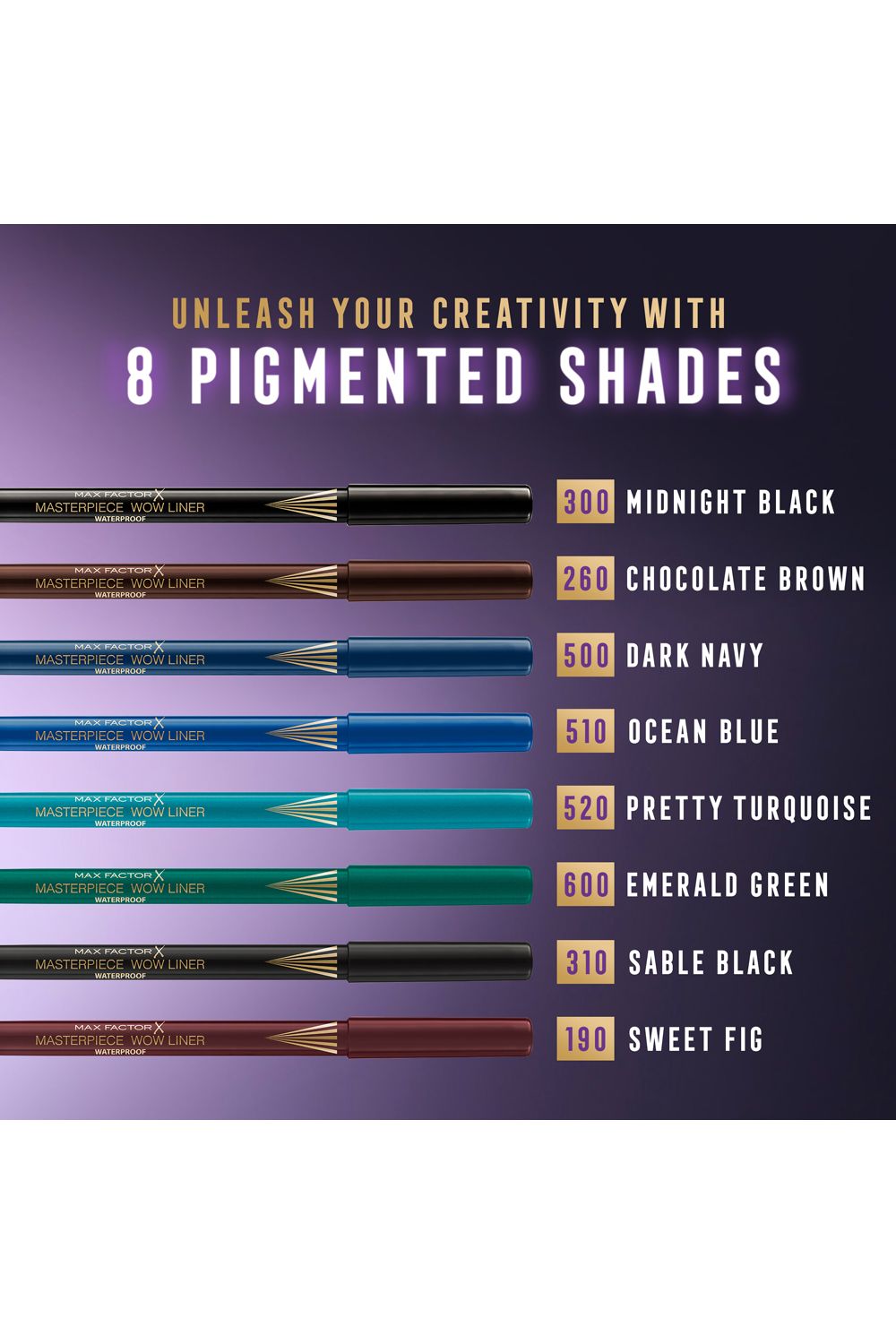 Max Factor Masterpiece Wow Liner 1.2g Sweet Fig image 4