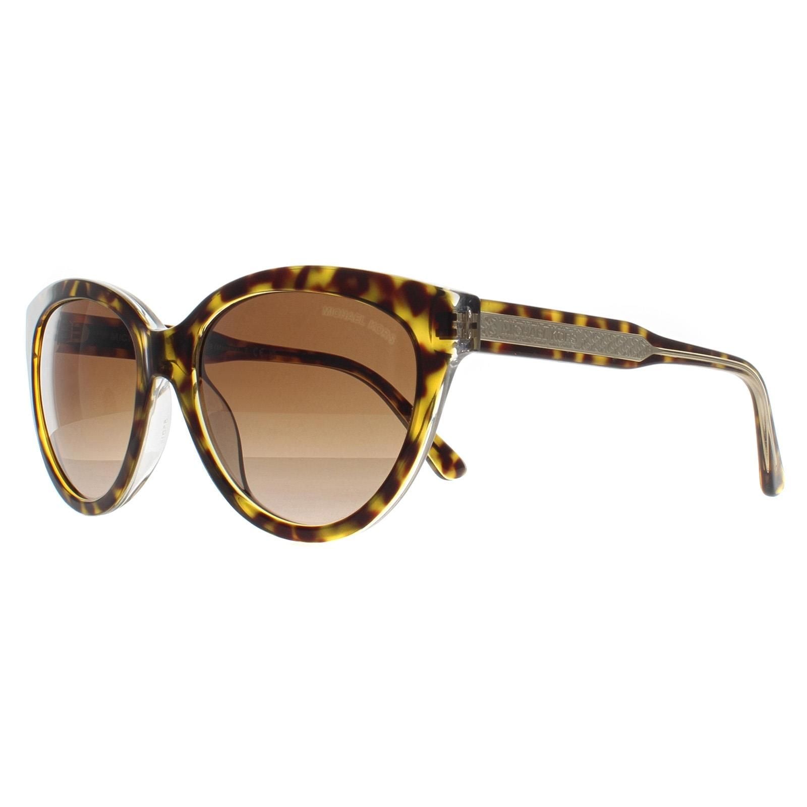 Michael Kors Cat Eye Dark Tortoise on Clear Brown Gradient MK2158 image 2