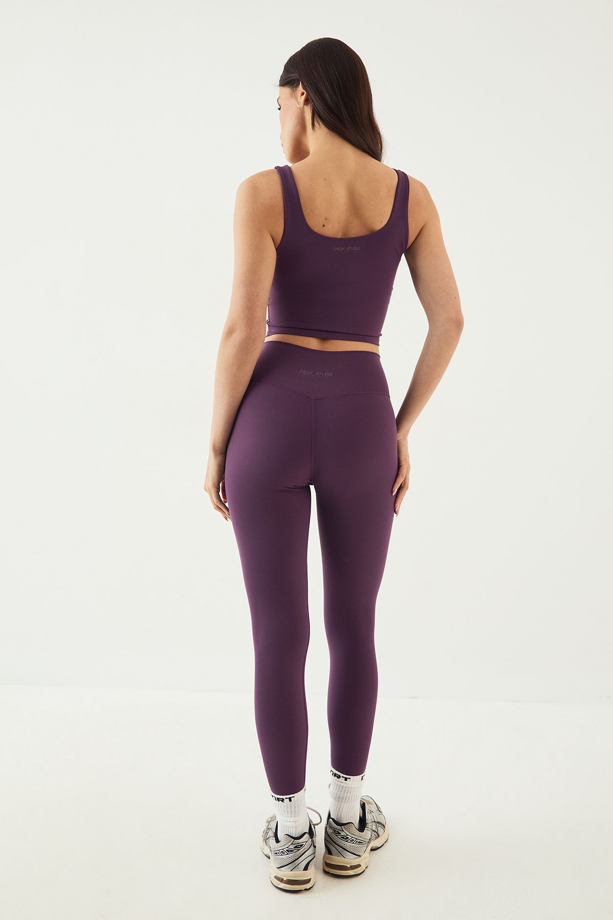DSGN Studio DSGN Studio Ultra Sculpt Wrap Waist Legging Aubergine image 2