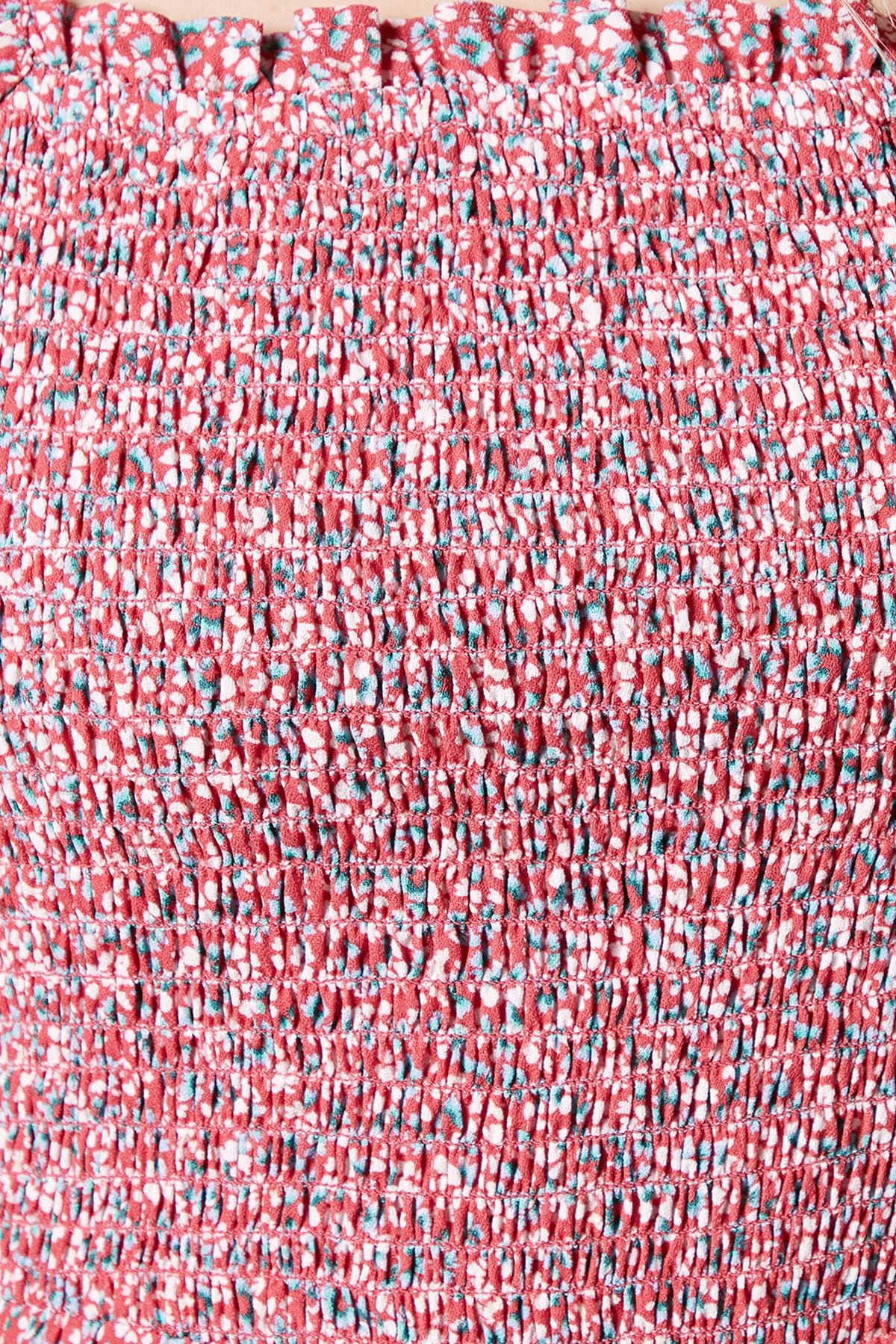 Dorothy Perkins Ditsy Shirred Bodice Midi Dress Pink image 5