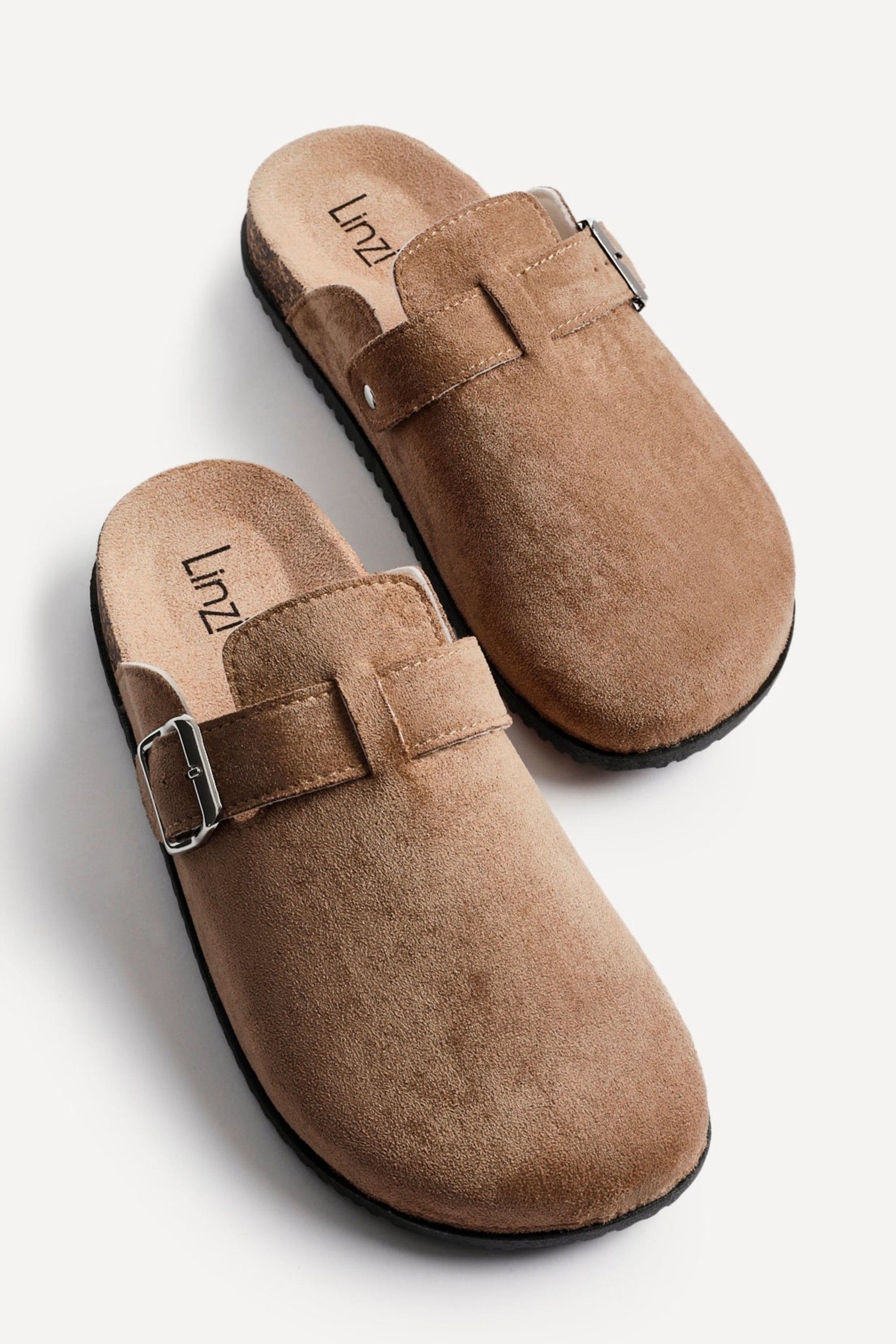 Linzi Parker Mocha Faux Suede Clog image 5