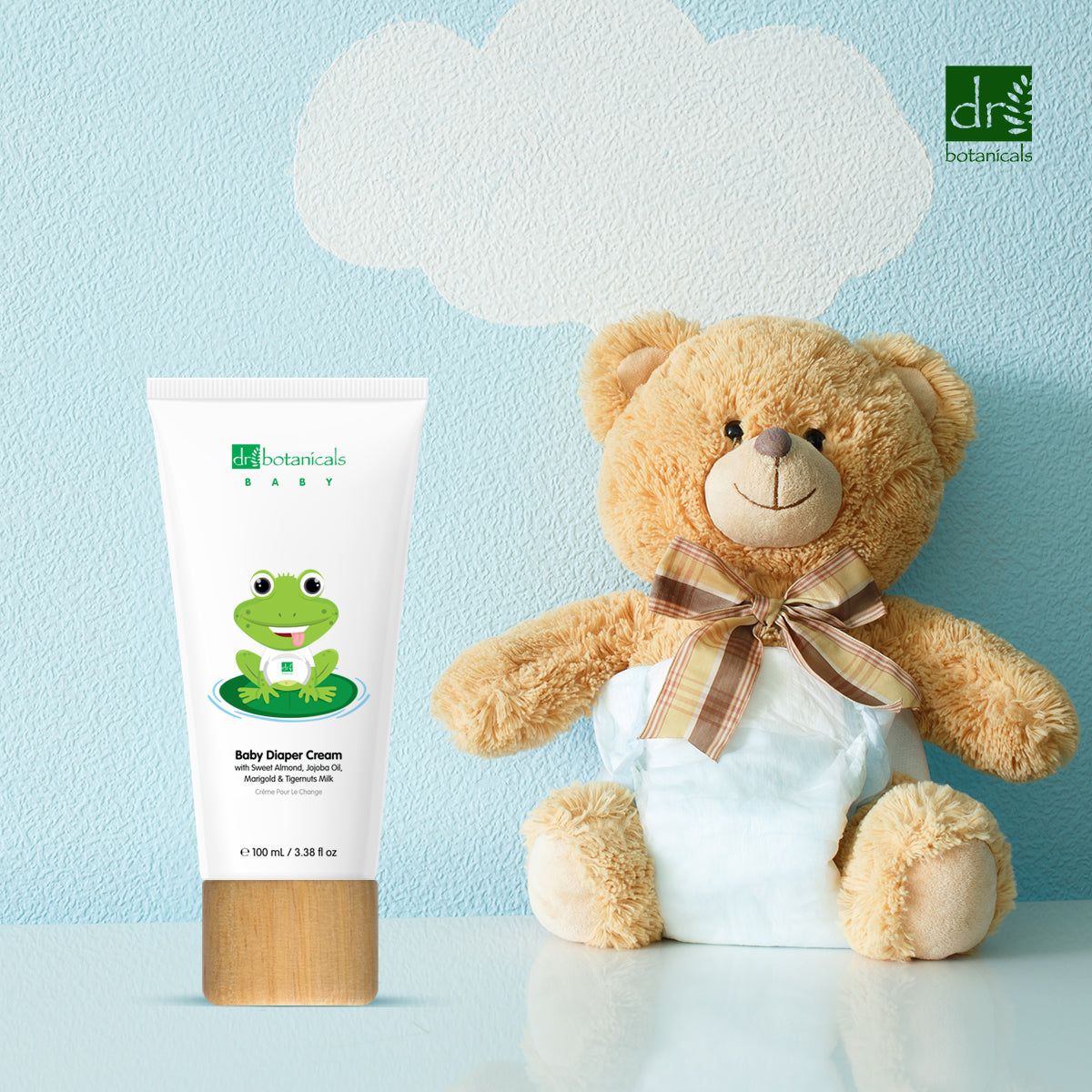 Dr. Botanicals Baby Sweet Almond Oil Diaper Cream & Body Milk Kit image 3