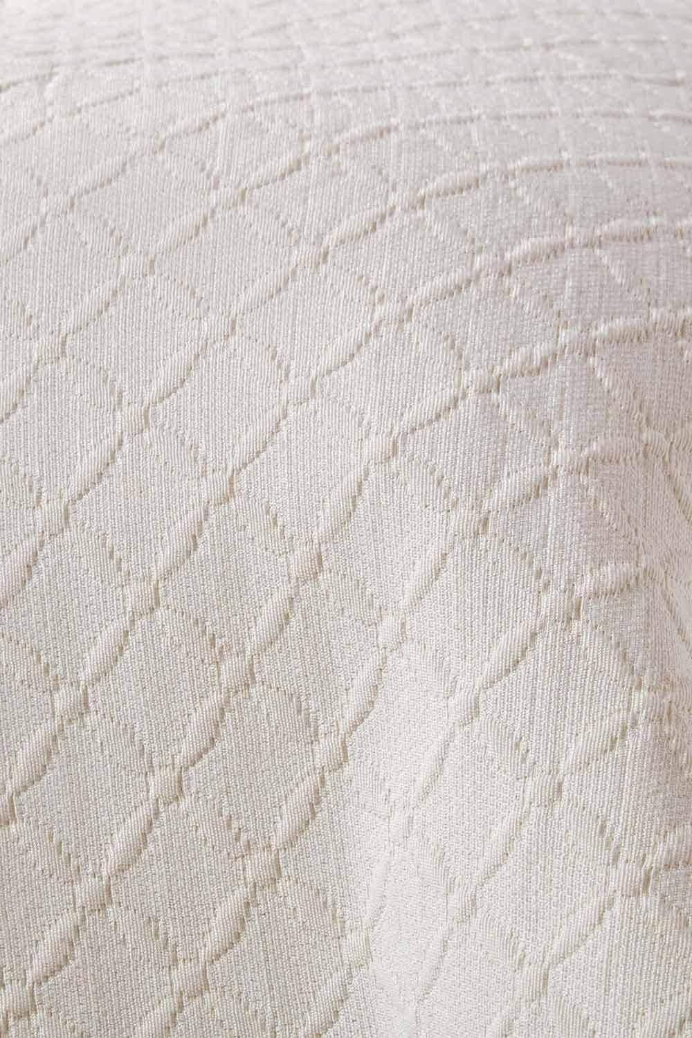Homescapes Cotton Contemporary Diamond Pattern Bedspread image 3