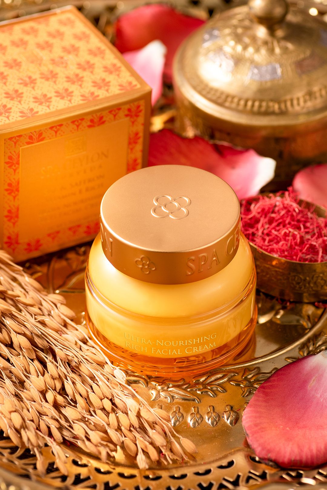 Spa Ceylon Sal & Saffron - Vitamin E Rich Ultra-Nourishing Rich Facial Cream 50g image 2
