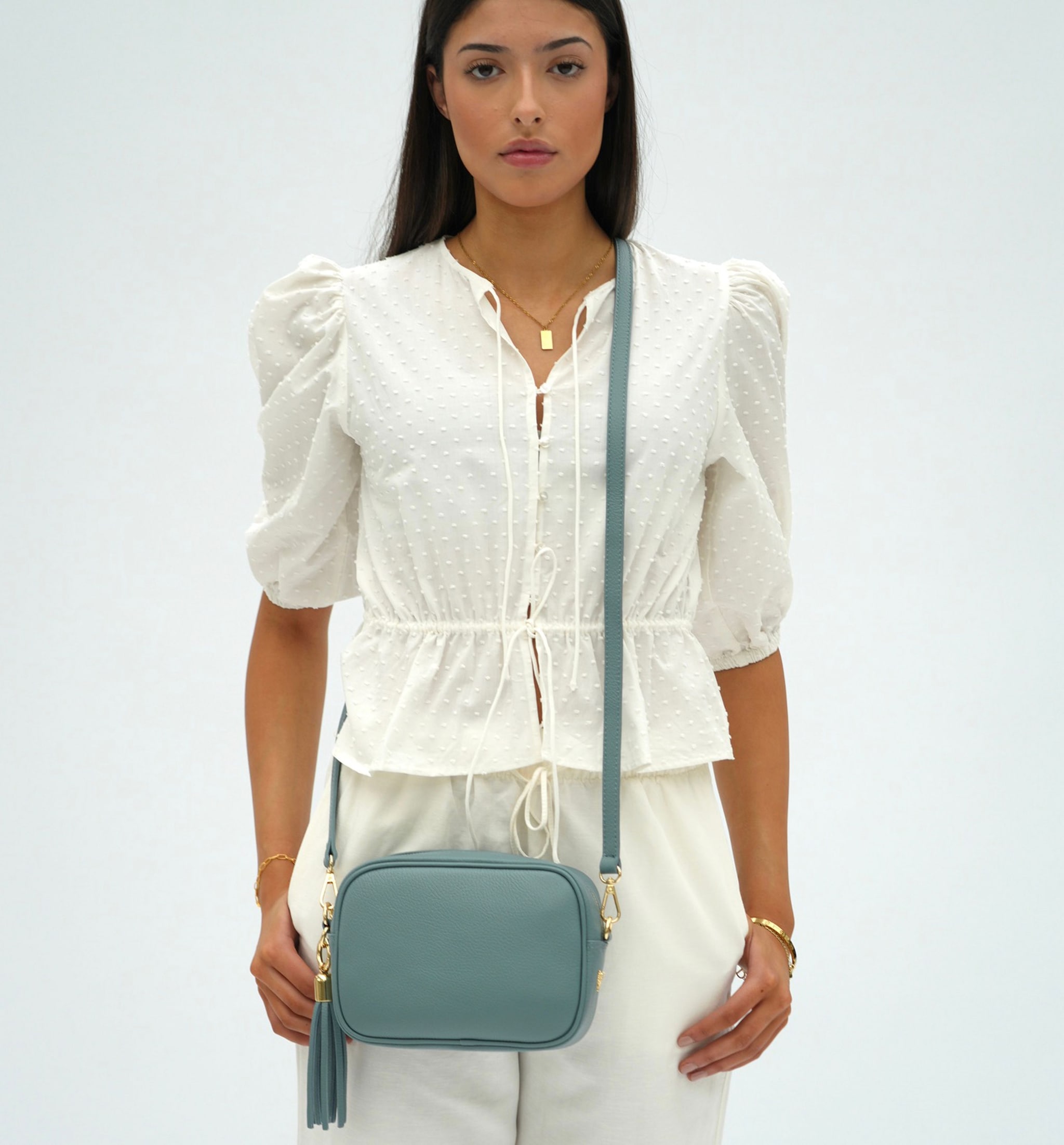Apatchy London The Tassel Leather Crossbody Bag image 6
