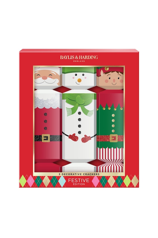 Baylis & Harding Festive Edition Decorative Crackers Gift Set Multi