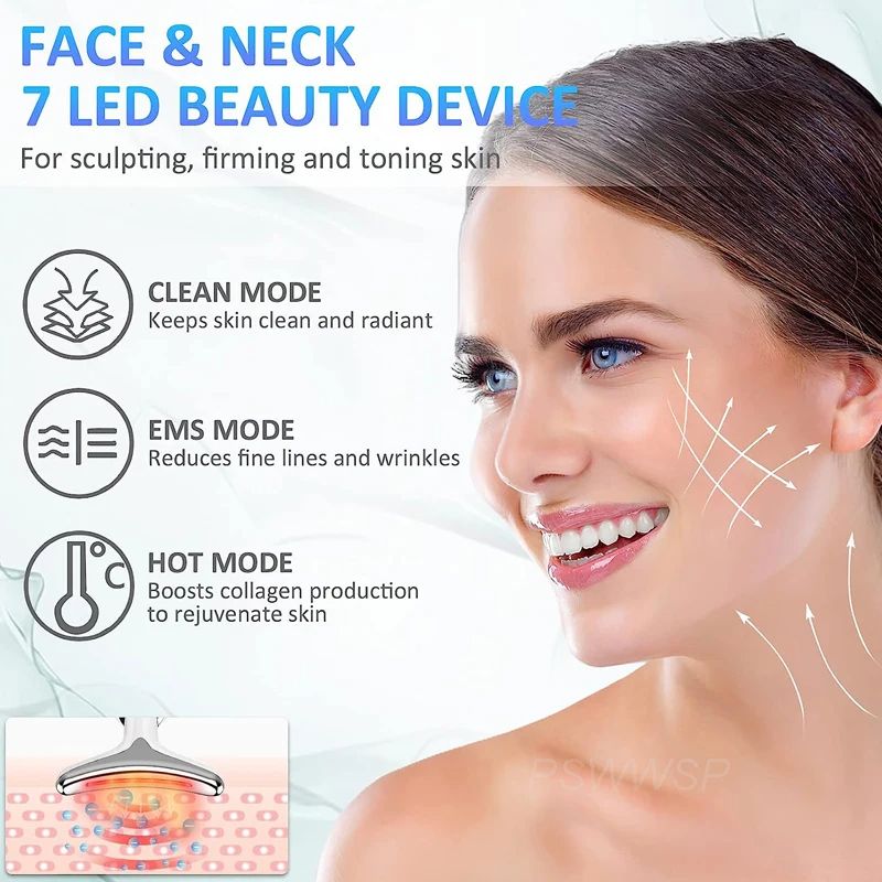 StarGate ClearSkin Wand Pro Neck Face Jawline LED Anti-Ageing & Firming System image 3