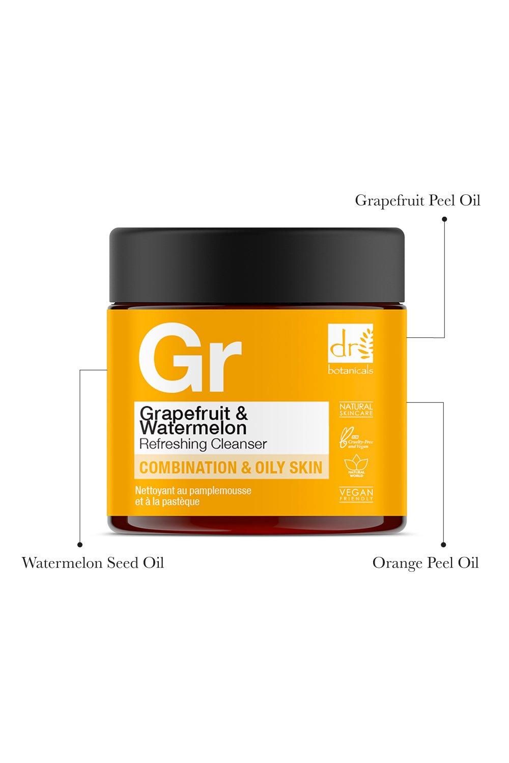 Dr. Botanicals Grapefruit & Watermelon Refreshing Cleanser 60ml image 3