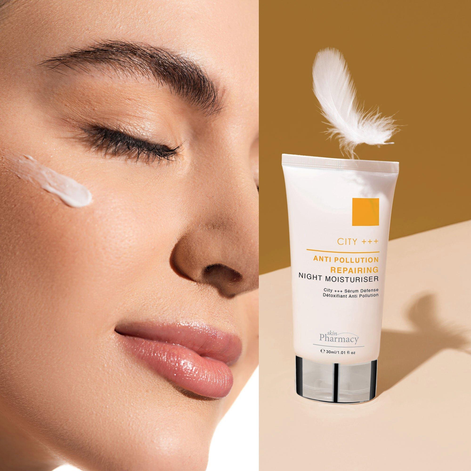 skinPharmacy City +++ Anti-Pollution Repairing Night Moisturiser 30ml Twin Value Savings Pack image 6