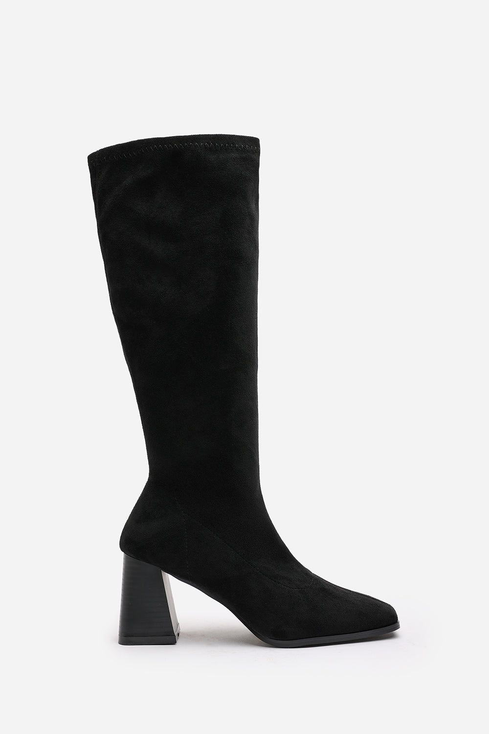 Where's That From 'Yasmine' Stretch Calf Suede Block Heel Boots image 2