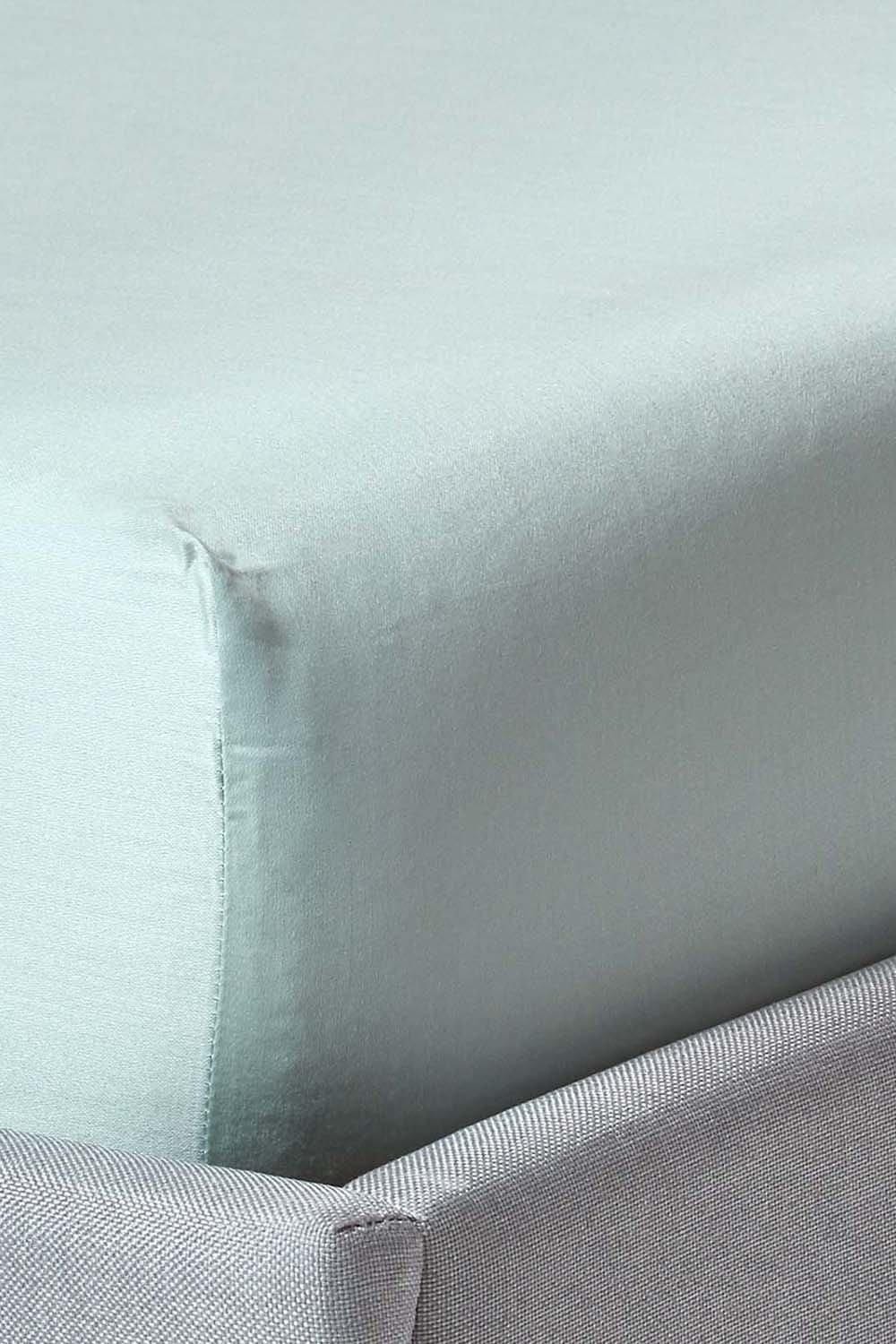 Homescapes Sateen Cotton Fitted Sheet 12 inch 400 Thread Count image 1