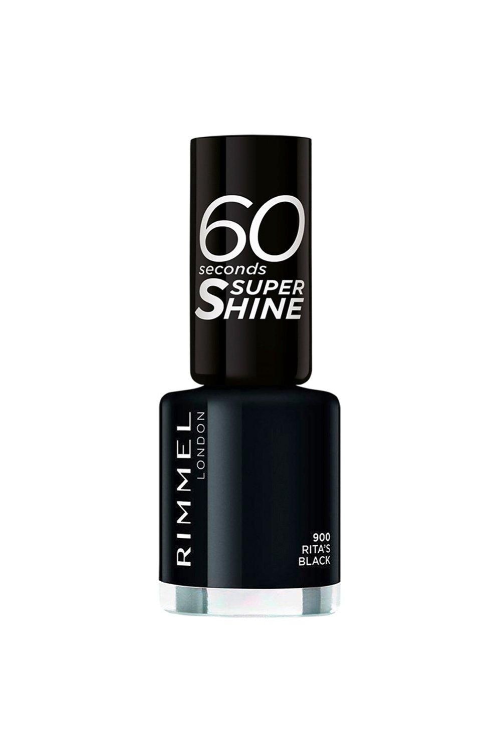 Rimmel London Rita Ora 60 Seconds Nail Polish Ritas Black image 1